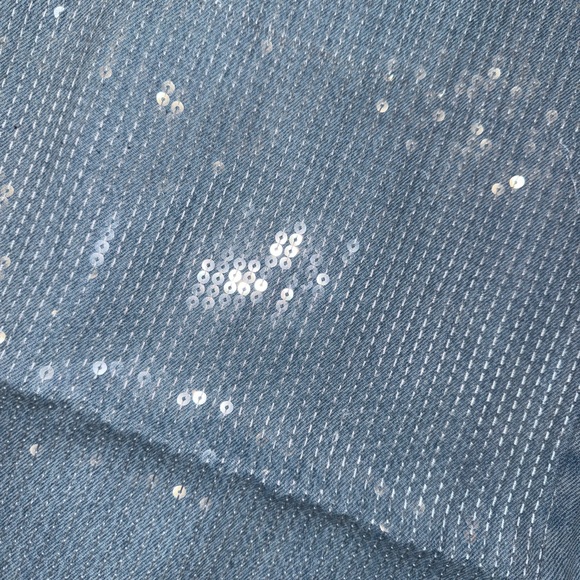 Anthropologies Pilcro Sequin Skater High-Rise Wide-Leg Jeans - Picture 2 of 14